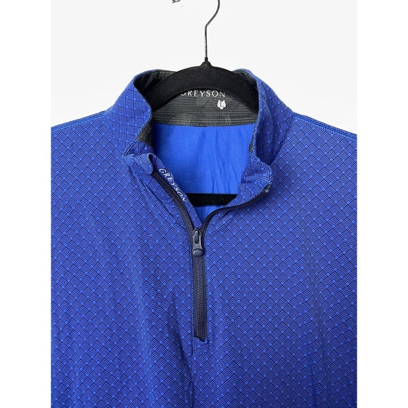 Greyson Other - Greyson Men’s Long Sleeve Quarter-Zip Pullover in Royal Blue